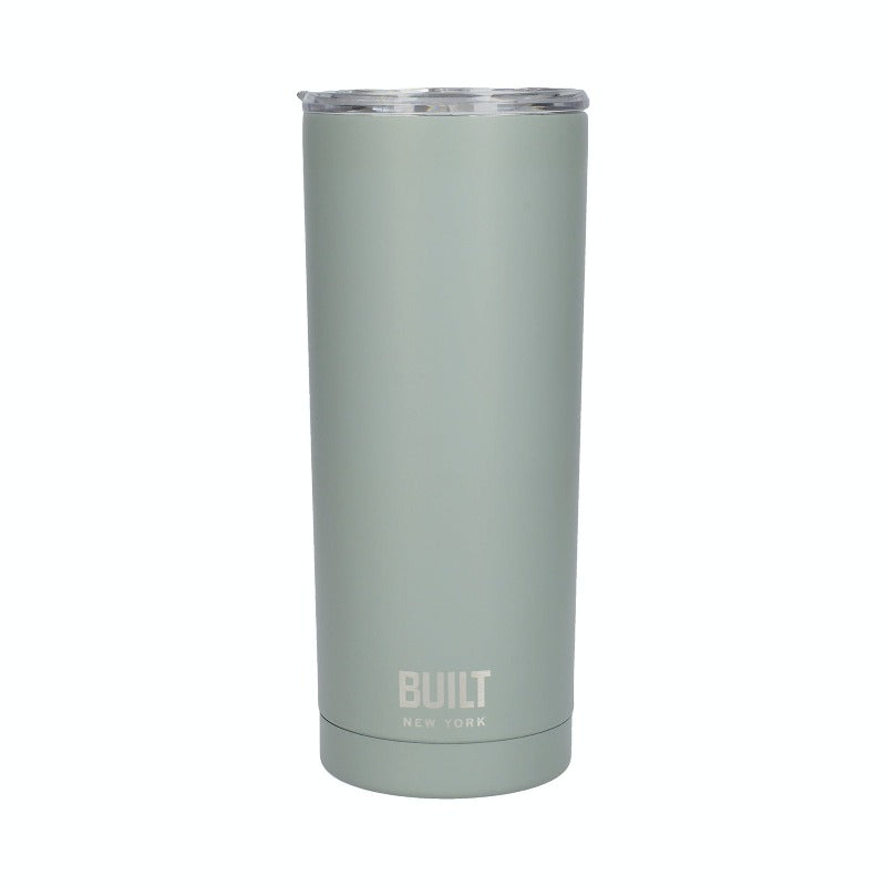 Built 590ml Double Walled Stainless Steel Travel Mug Storm Grey