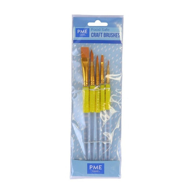 PME Craft Brush Set of 5 Brushes