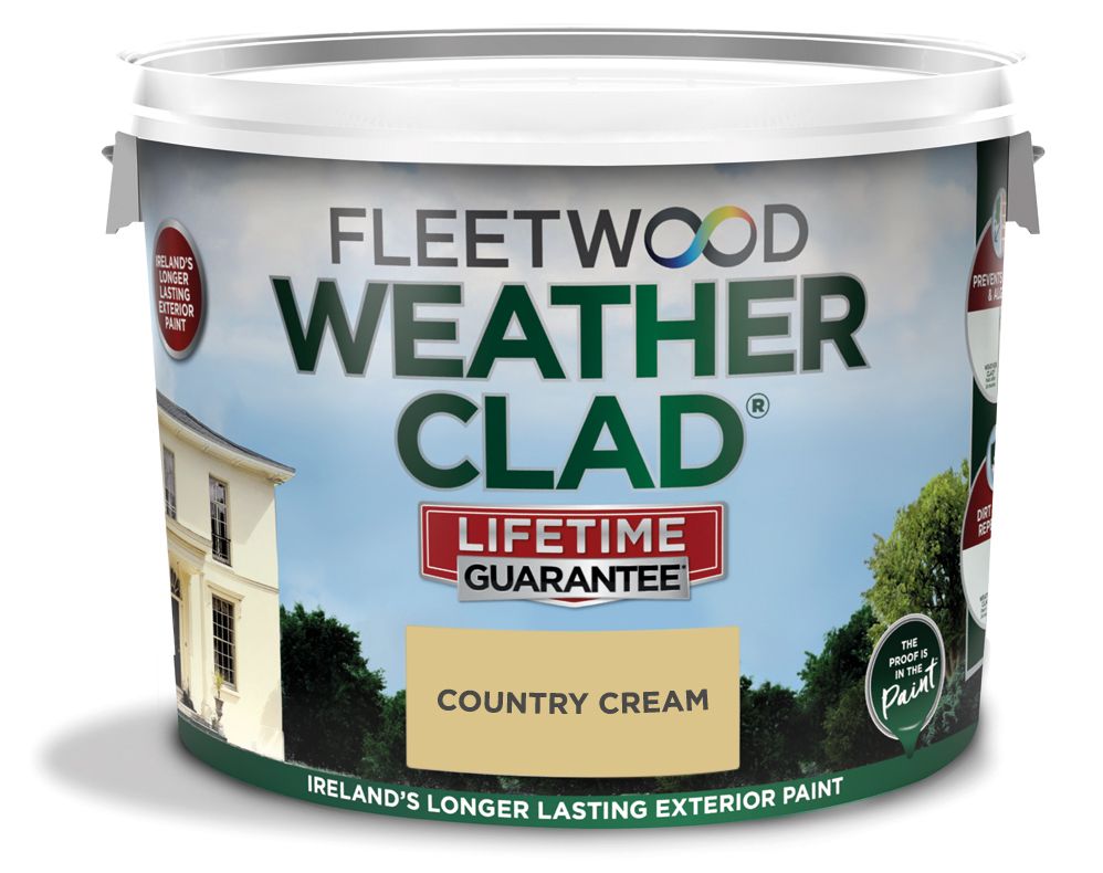 Fleetwood Weatherclad Country Cream 10L