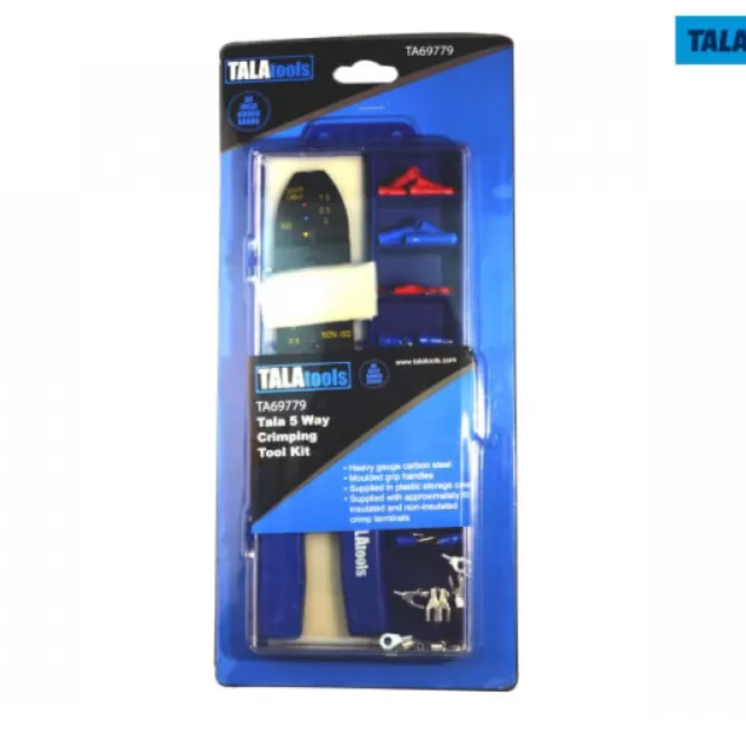 TALA Tools 5-Way Crimping Tool Kit