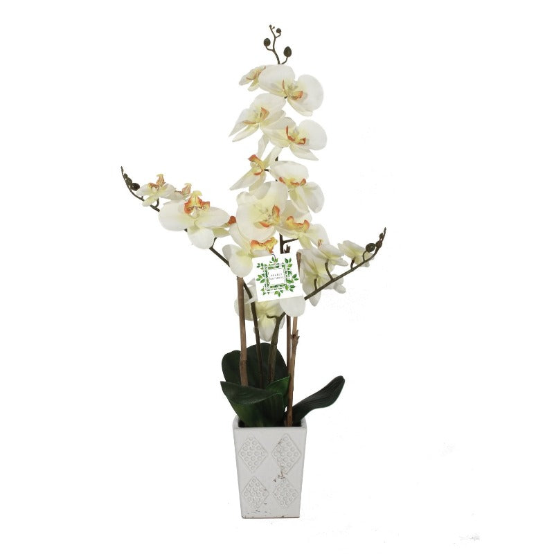 Nearly Natural Artificial Orchid White