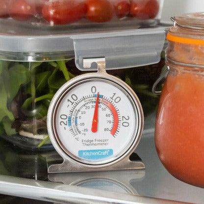 KitchenCraft Stainless Steel Fridge Thermometer