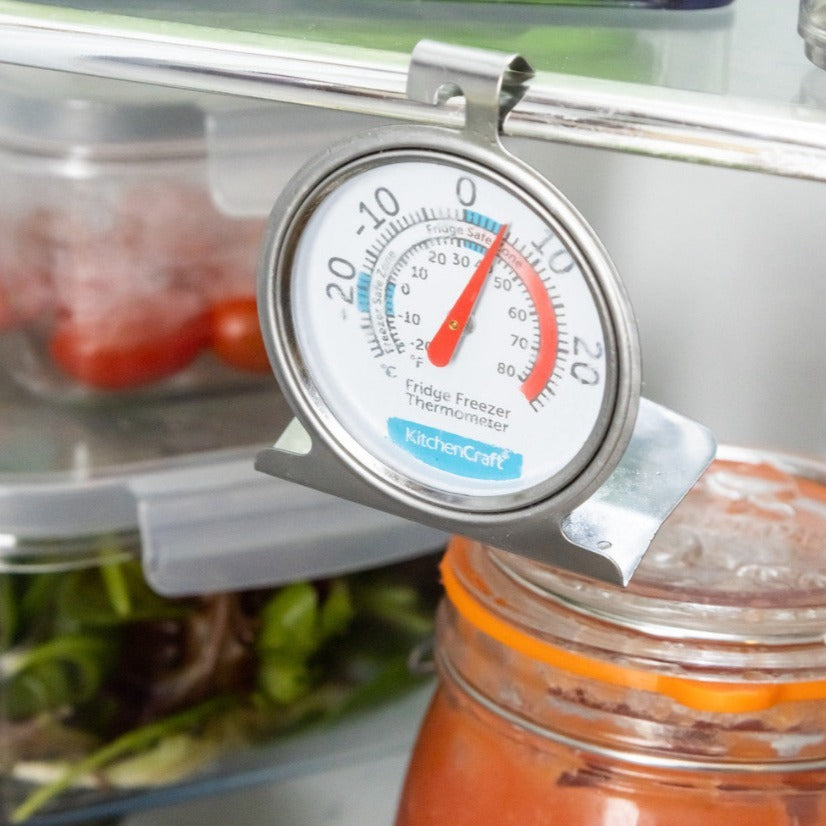 KitchenCraft Stainless Steel Fridge Thermometer