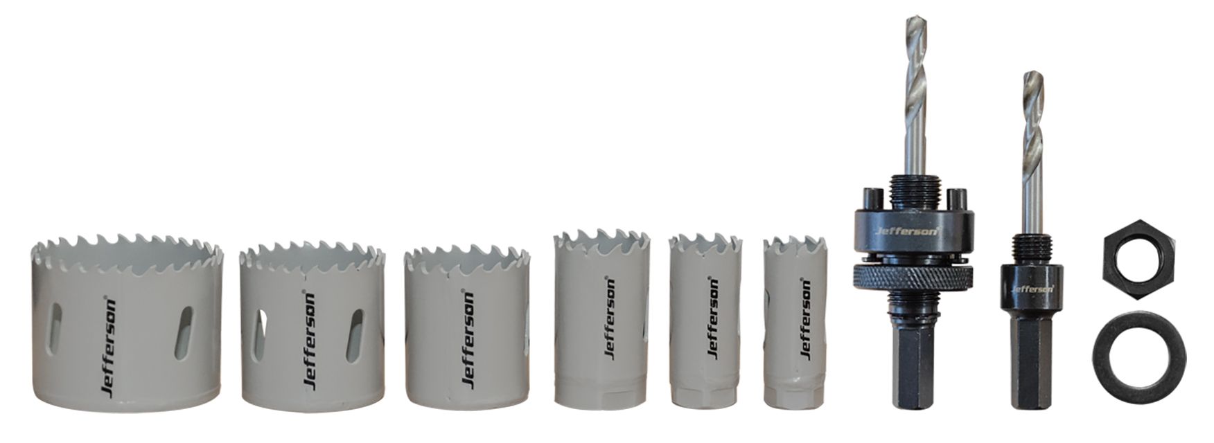 Jefferson 9 Piece Plumbers Holesaw Set