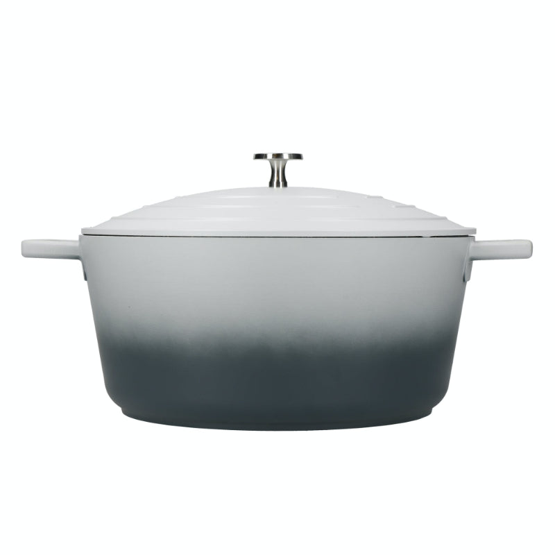 MasterClass Cast Aluminium 5 Litre Casserole Dish - Ombre Grey