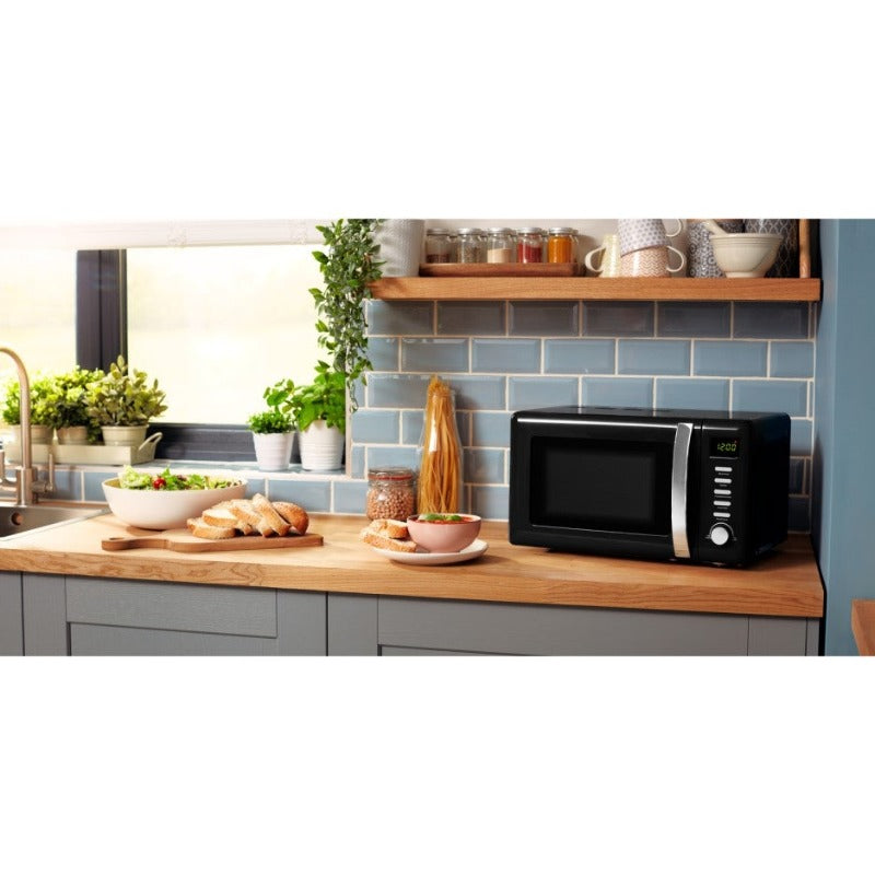 Beko 20 Litre 800w Retro Microwave - Black