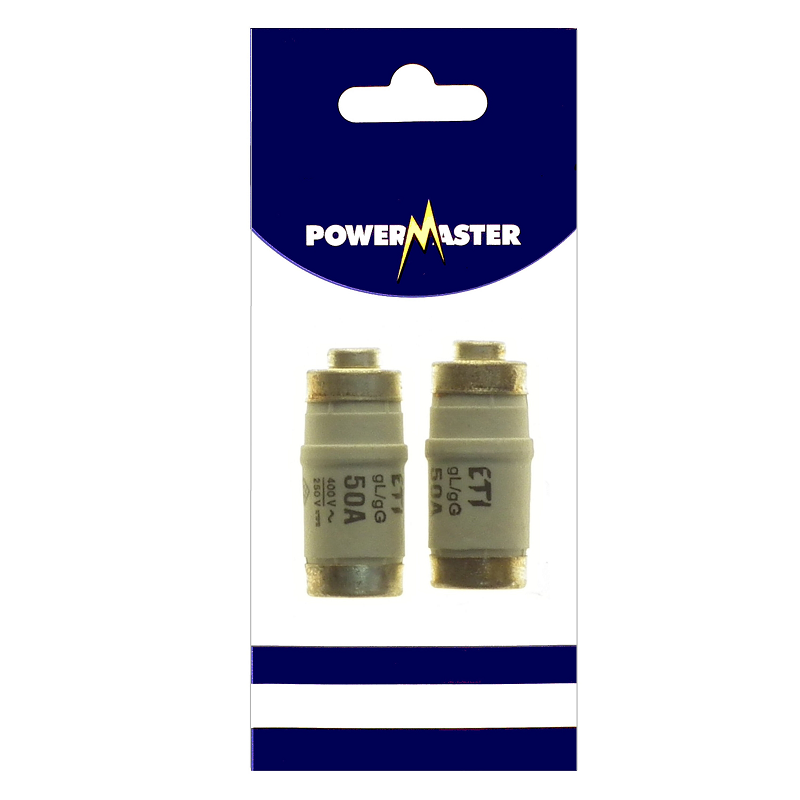 Powermaster Electrical 50 Amp Neozed Fuse Pack of 2