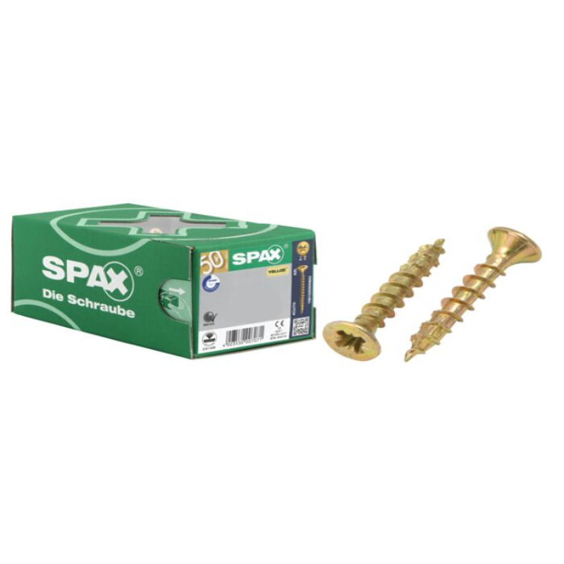 Spax Screws Yellow 3.0 x 16mm - 200 box