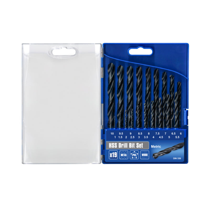 Faithfull 19 Piece HSS Jobber Drill Set