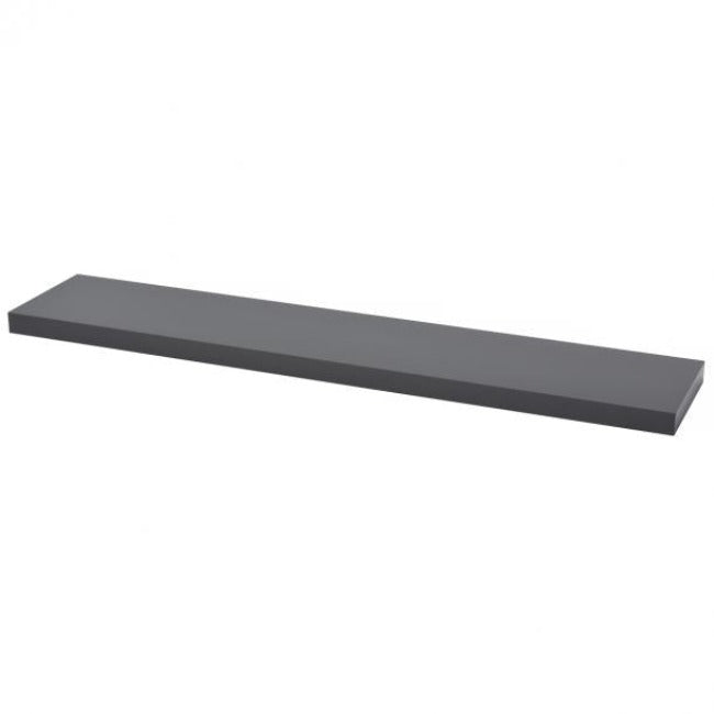 Duraline Floating Shelf XL4 Push Fix Gloss Grey 38mm 118x23,5cm