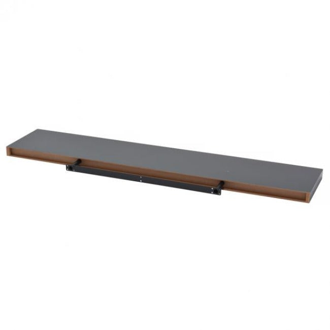 Duraline Floating Shelf XL4 Push Fix Gloss Grey 38mm 118x23,5cm