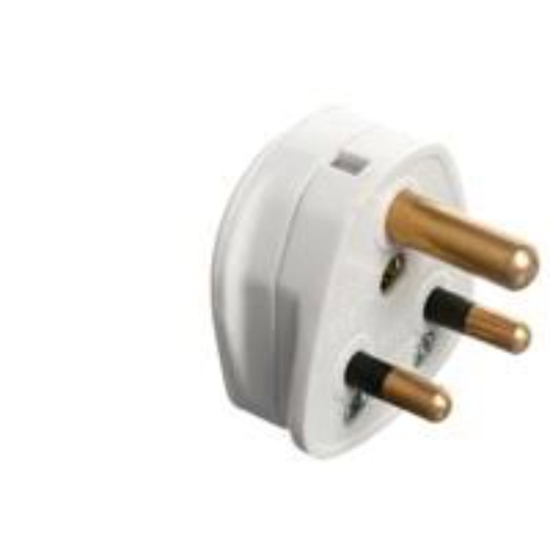 Powermaster Electrical 15 Amp 3 Pin PVC Plug top