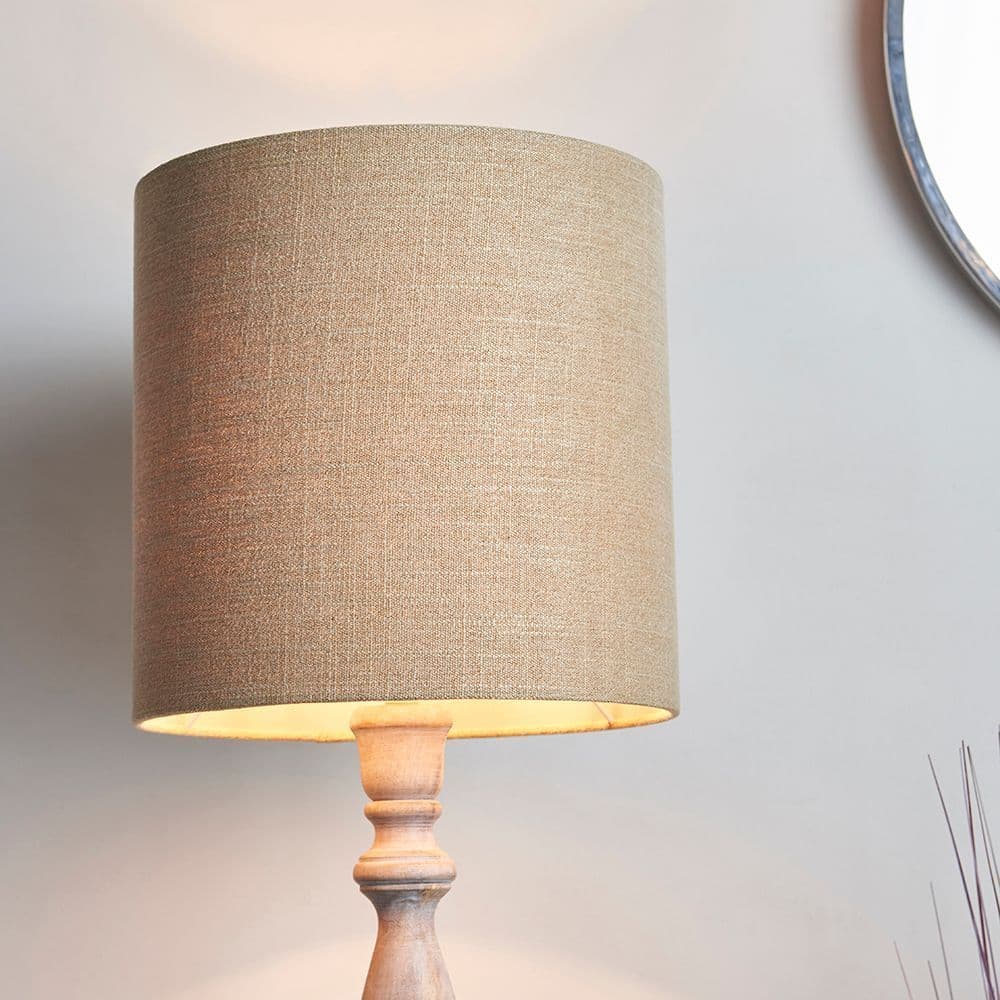 Endon Emma 12 Inch Weave Faux Shade