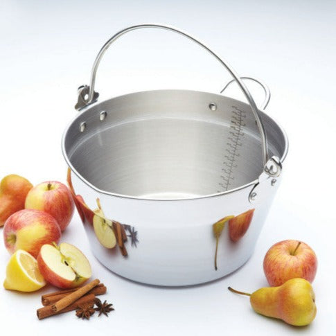 HomeMade Stainless Steel 9 Litre Maslin Pan with Handle