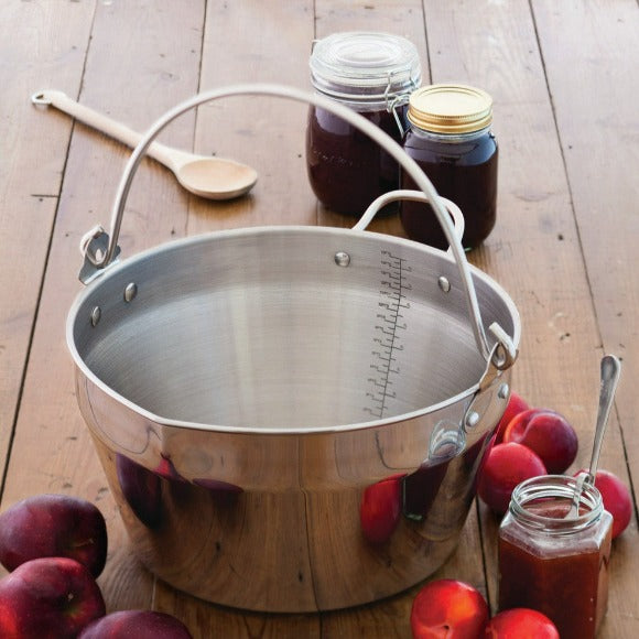 HomeMade Stainless Steel 9 Litre Maslin Pan with Handle