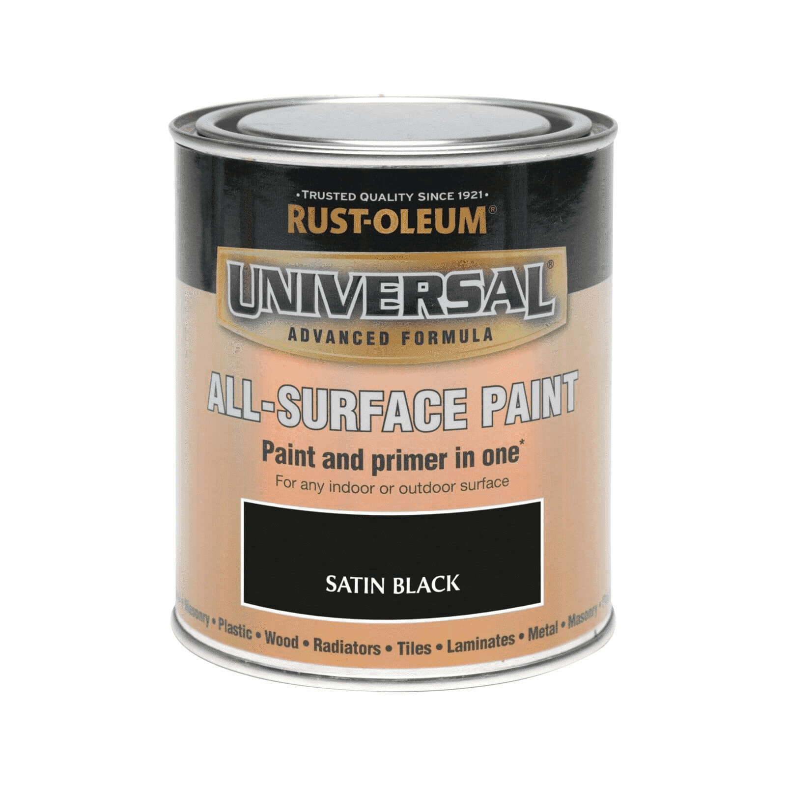 Rust-Oleum Universal All Surface Paint & Primer - Satin Black