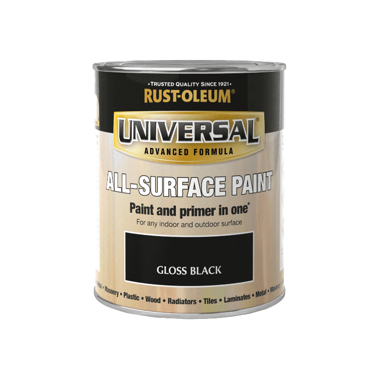 Rust-Oleum Universal All Surface Paint & Primer - Gloss Black