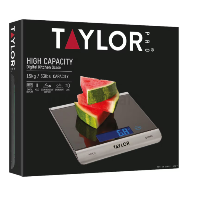 Taylor Pro High Capacity Digital 15Kg Kitchen Scale