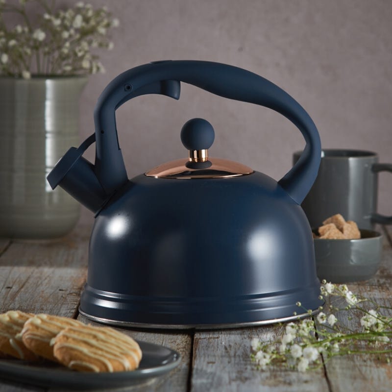 Typhoon Otto Navy 1.8 Litre Whistling Kettle