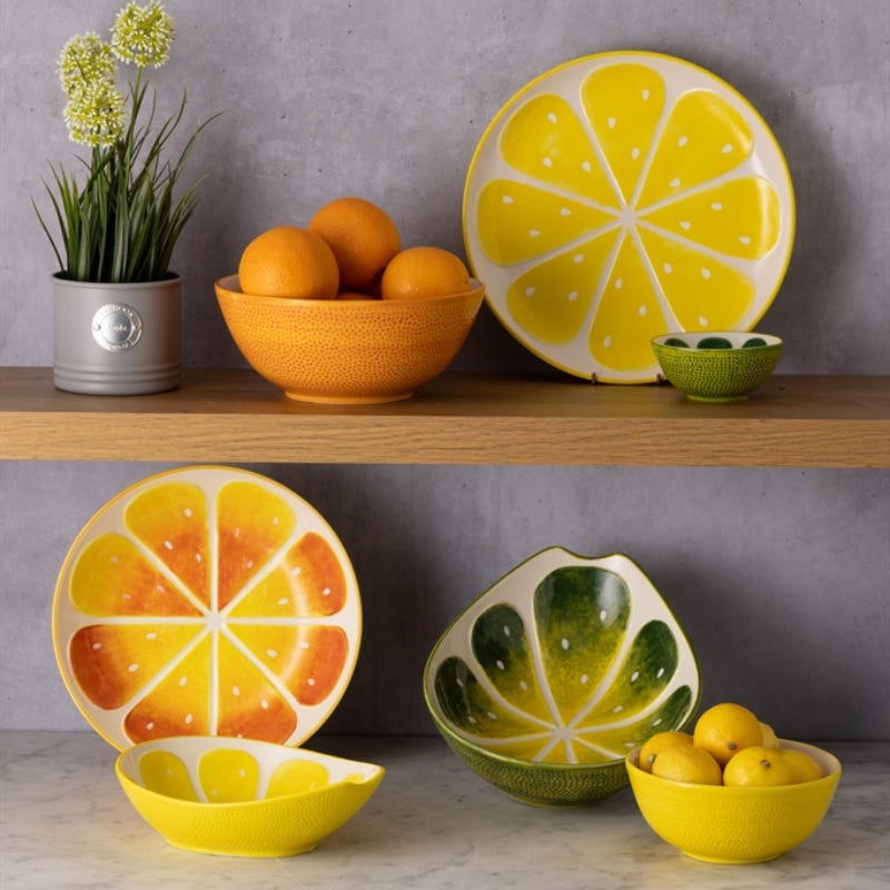 Typhoon Living World Foods 16cm Lemon Bowl